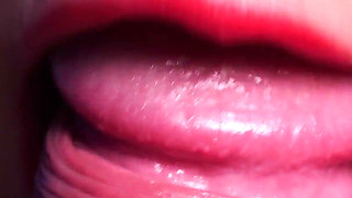 Anya's Asmr Oral Fantasy: Extreme Macro Blowjob, Bridle Play & Heavy Cumshot