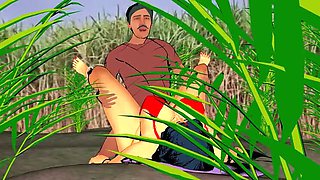 Desi Bhabhi Fucked Hard by Devar in Field - Indian Homemade Teen Sex with Big Cock