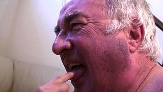 Horny young girl squirt close up