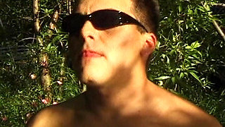 Blonde Babe Gets Licked and Fingered Outdoors