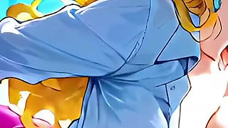 Extra Lessons After Dark with Blonde MILF - Ai Animation