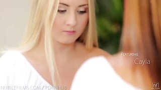 Cayla Lyons shares sensual lesbian orgasms