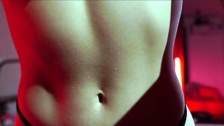 Sexy small titted brunette Judy C