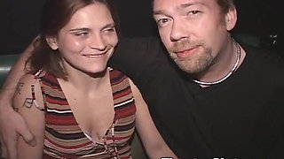 MILF Goes Out to Gangbang Nasty Pervert Theater Sperminators!