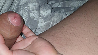 Chubby step son let step mom grab his big dick in erection