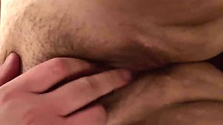 Hairy Chubby Wife Gets Fingered and Breeded in Homemade Video