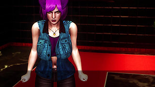 Furrhouse 1: David Mouth-fucks Asha Before Daisy & Throat Cum