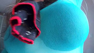 JonasBen Horny Solo in Heels and Lingerie